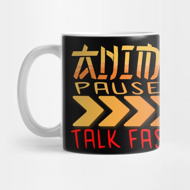 Anime Paused Talk Fast by JayD World